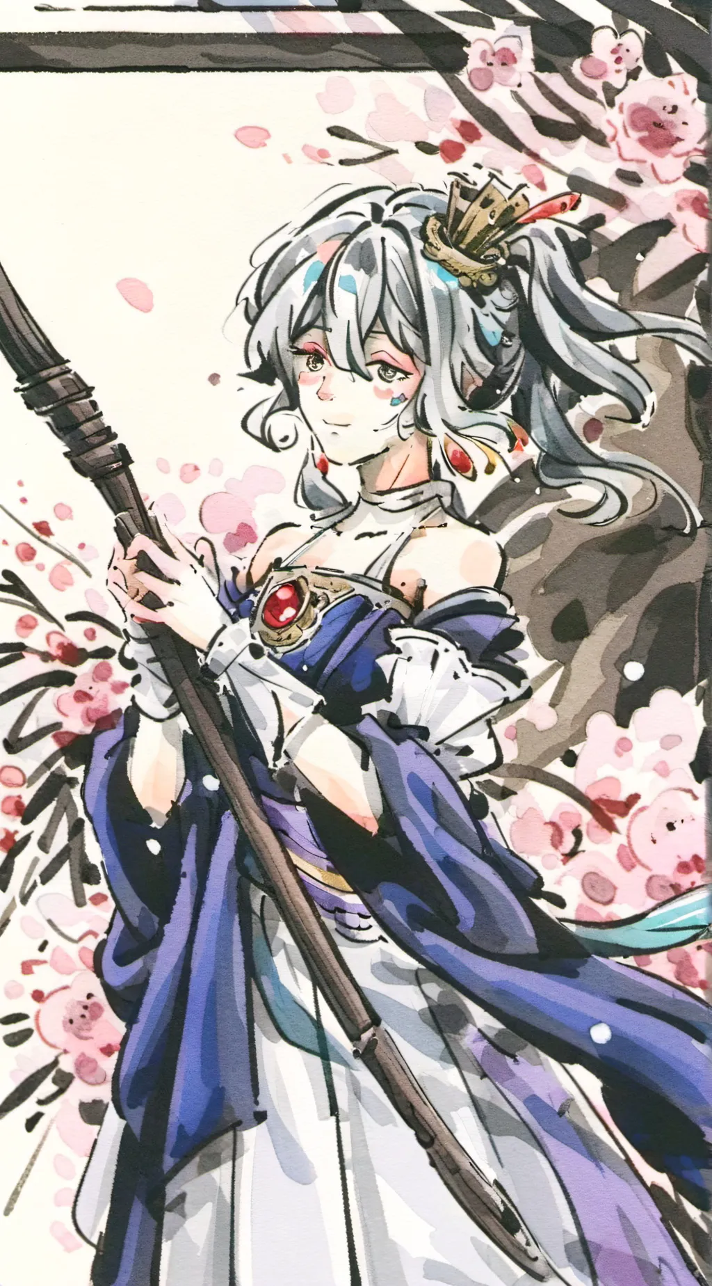 ai character: Uppermoons  background