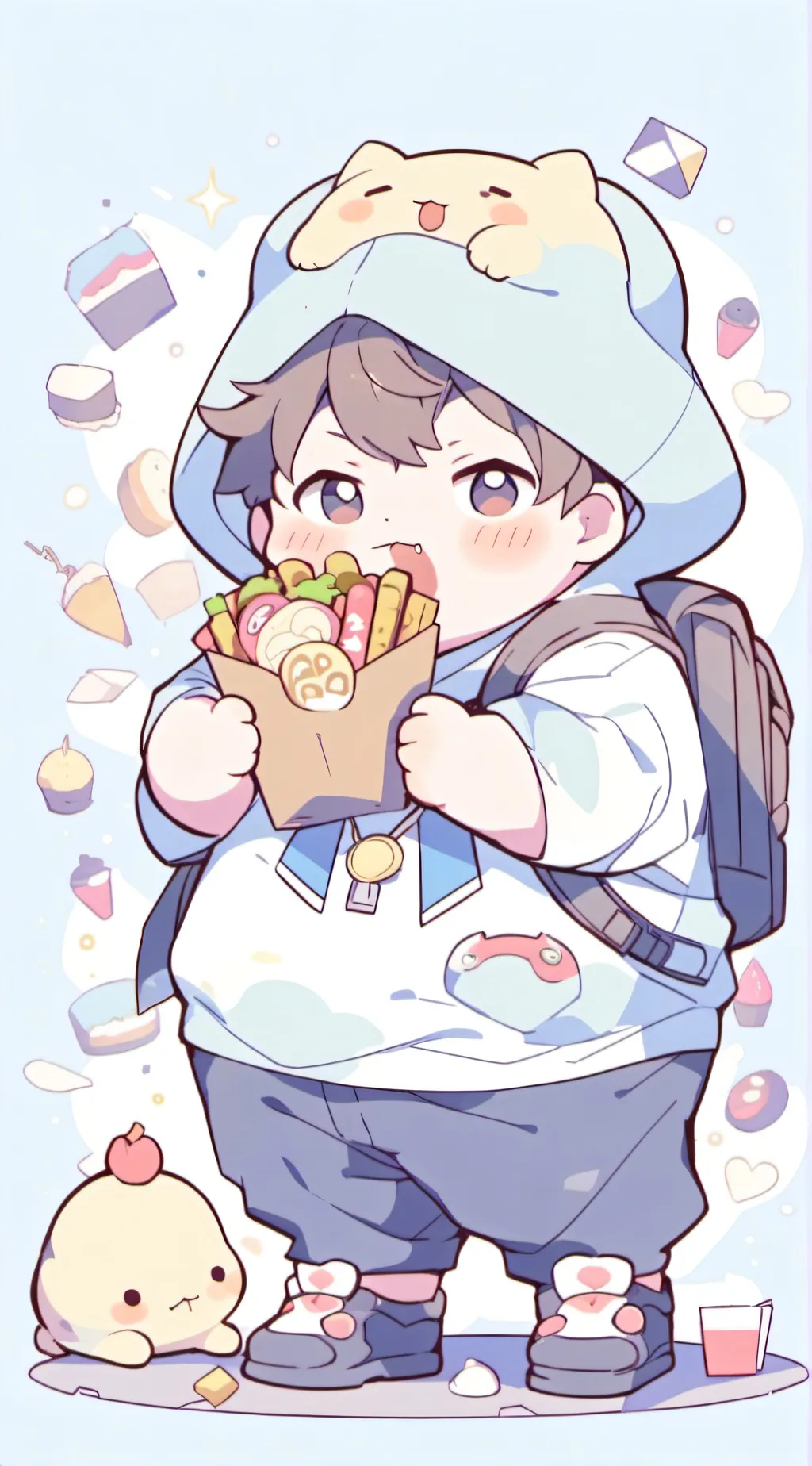 ai character: Fat ahh baby Timmy background