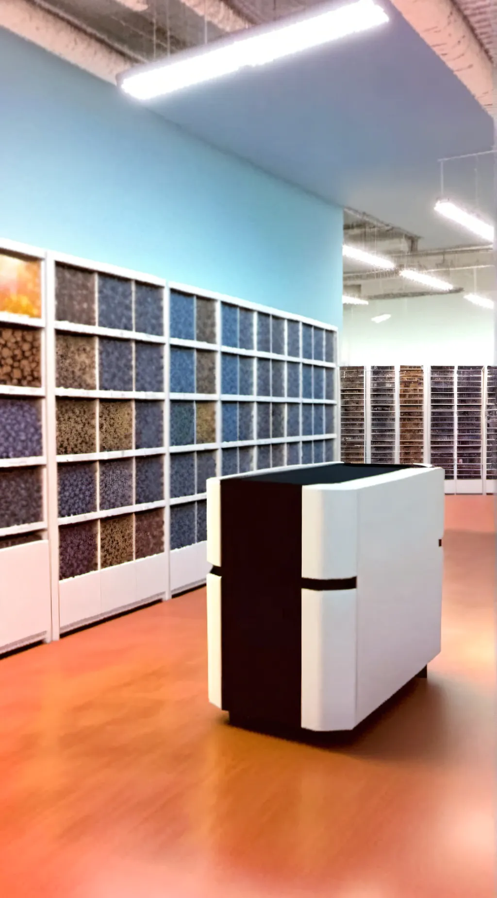 ai character: ikea  background