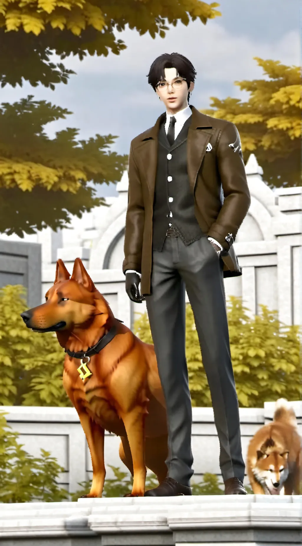 ai character: Xavier  background