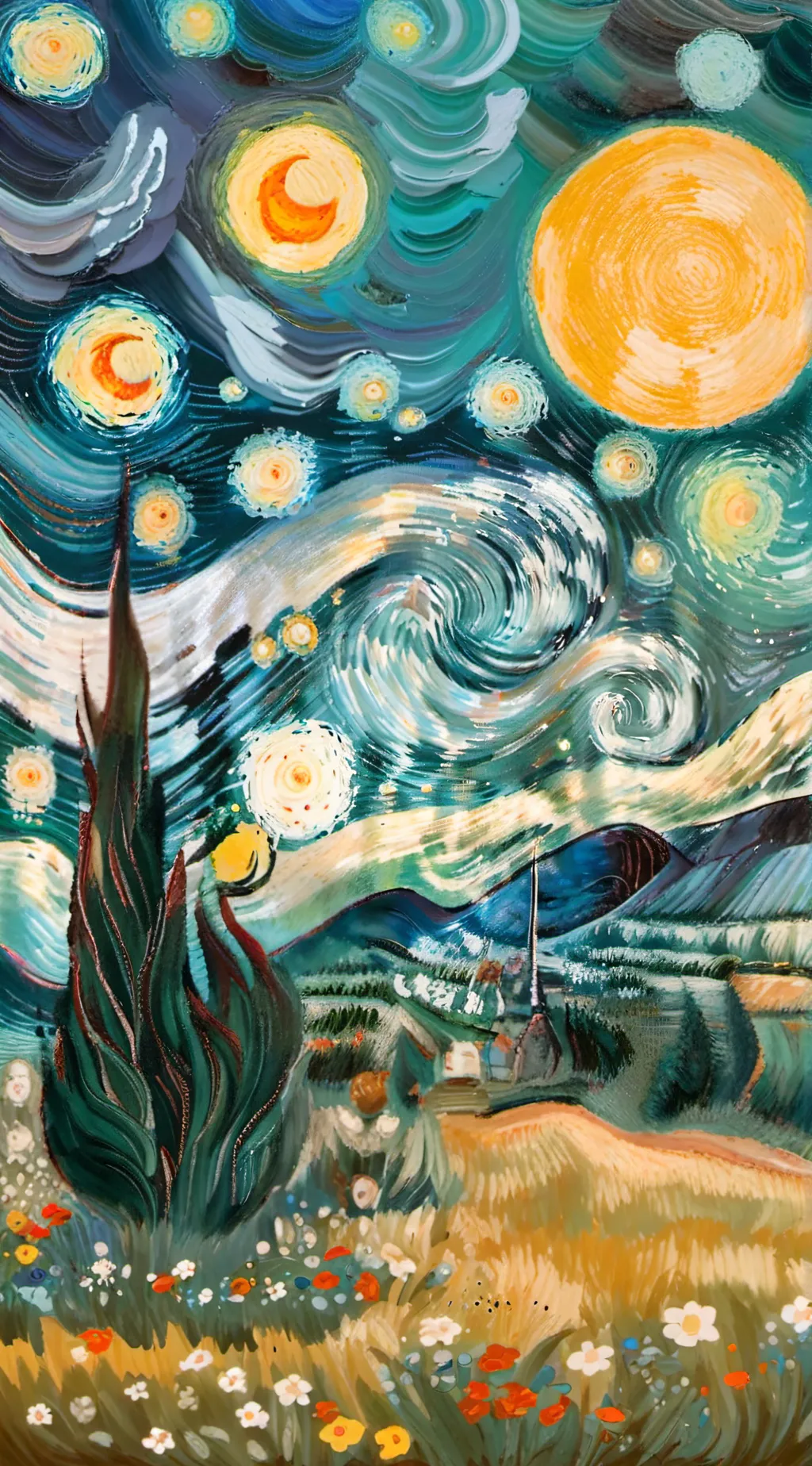 ai character: solar ball  background