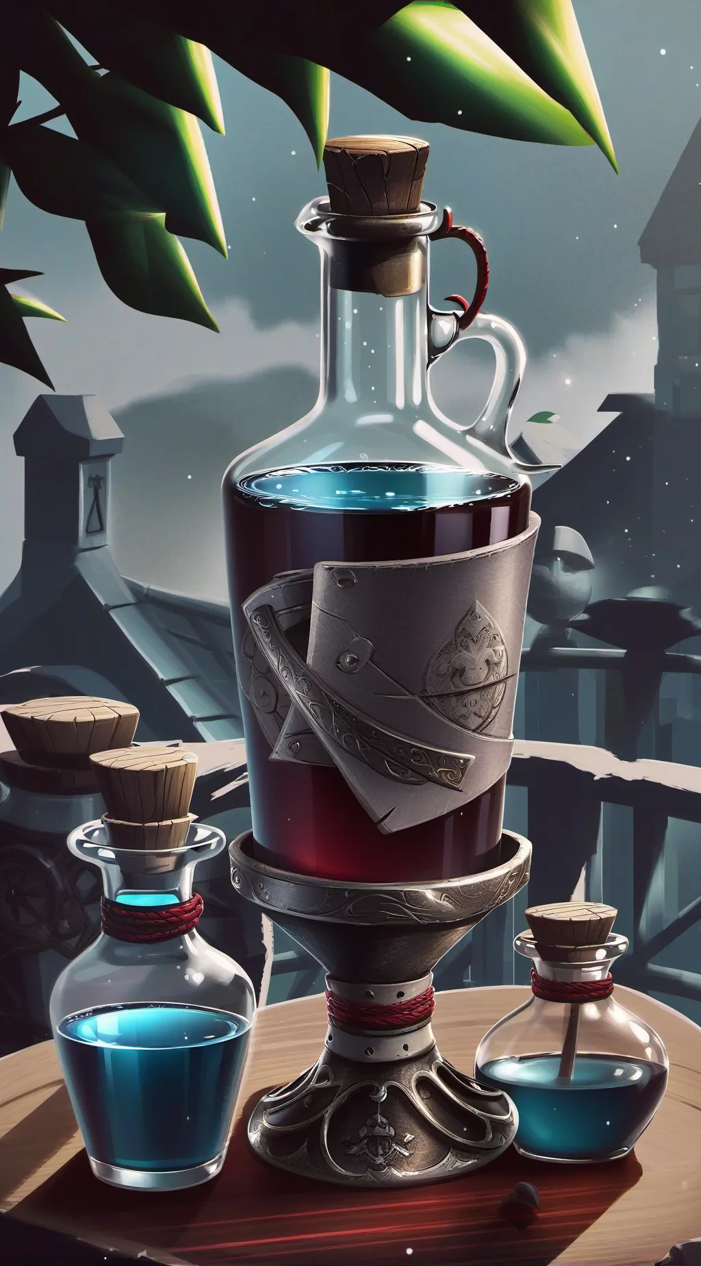 ai character: gender swap potion background