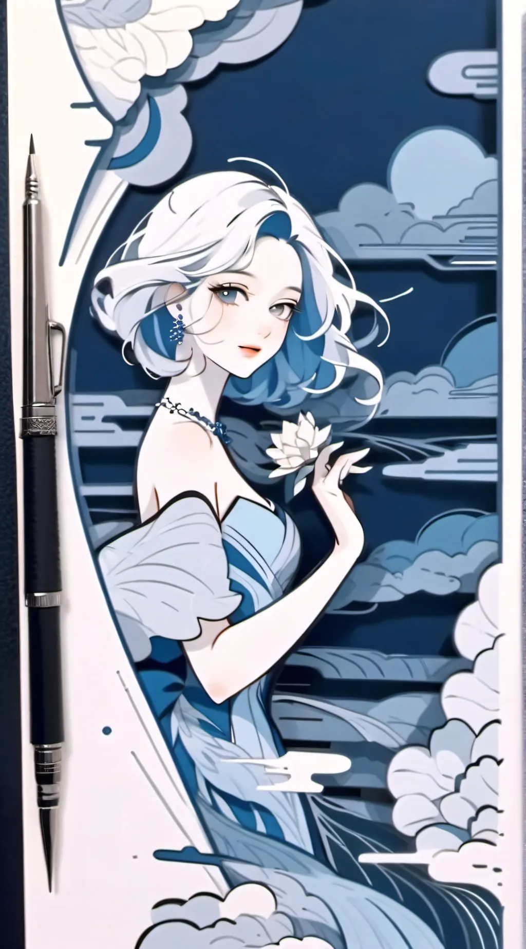 ai character: MM2  background