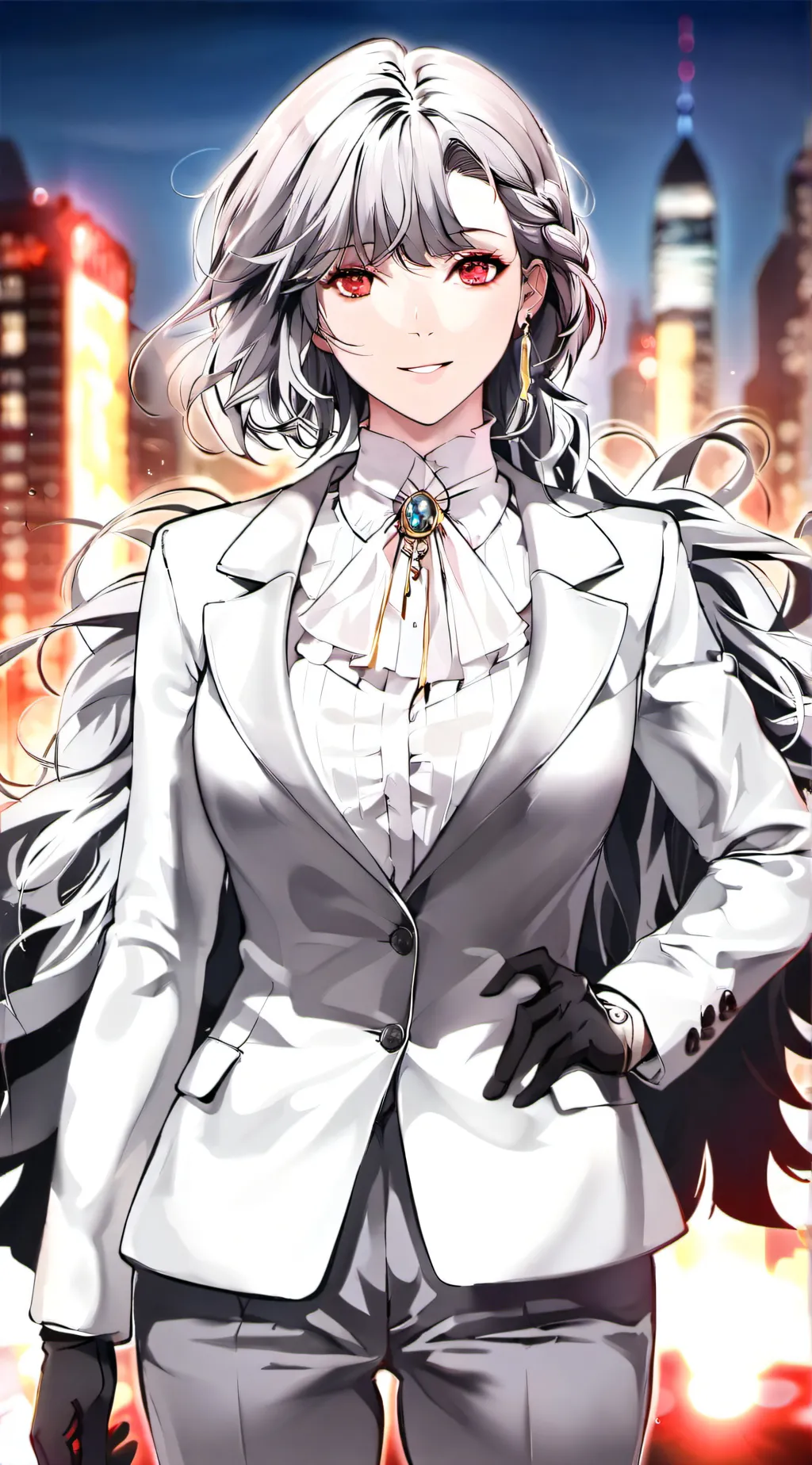 ai character: Aurora background