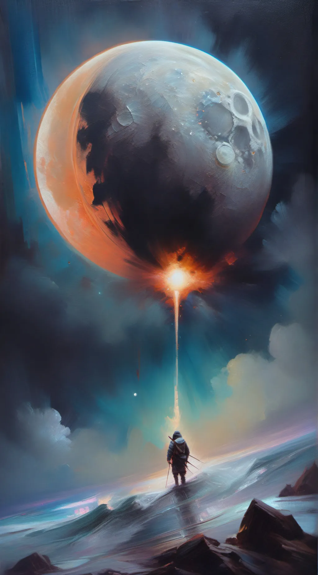 ai character: Murder drones  background