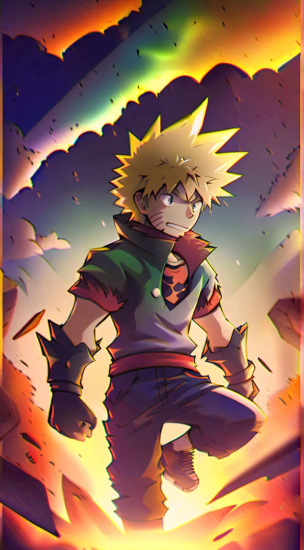 ai character: Bakugou background