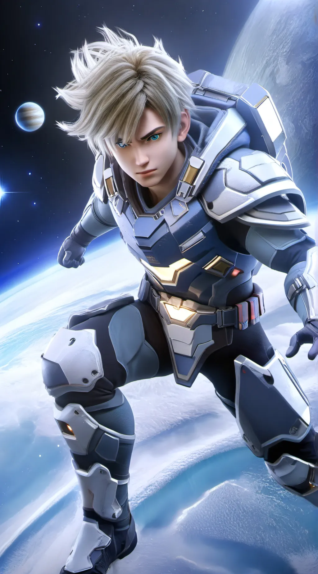 ai character: Earth's truma background