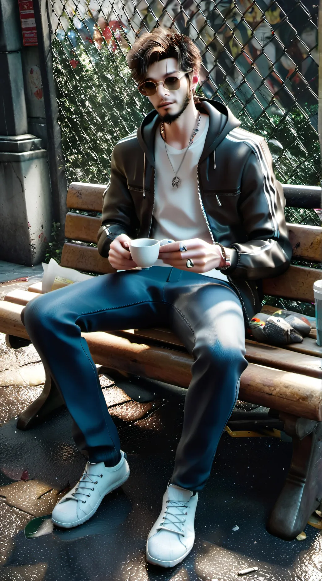 ai character: Aria background