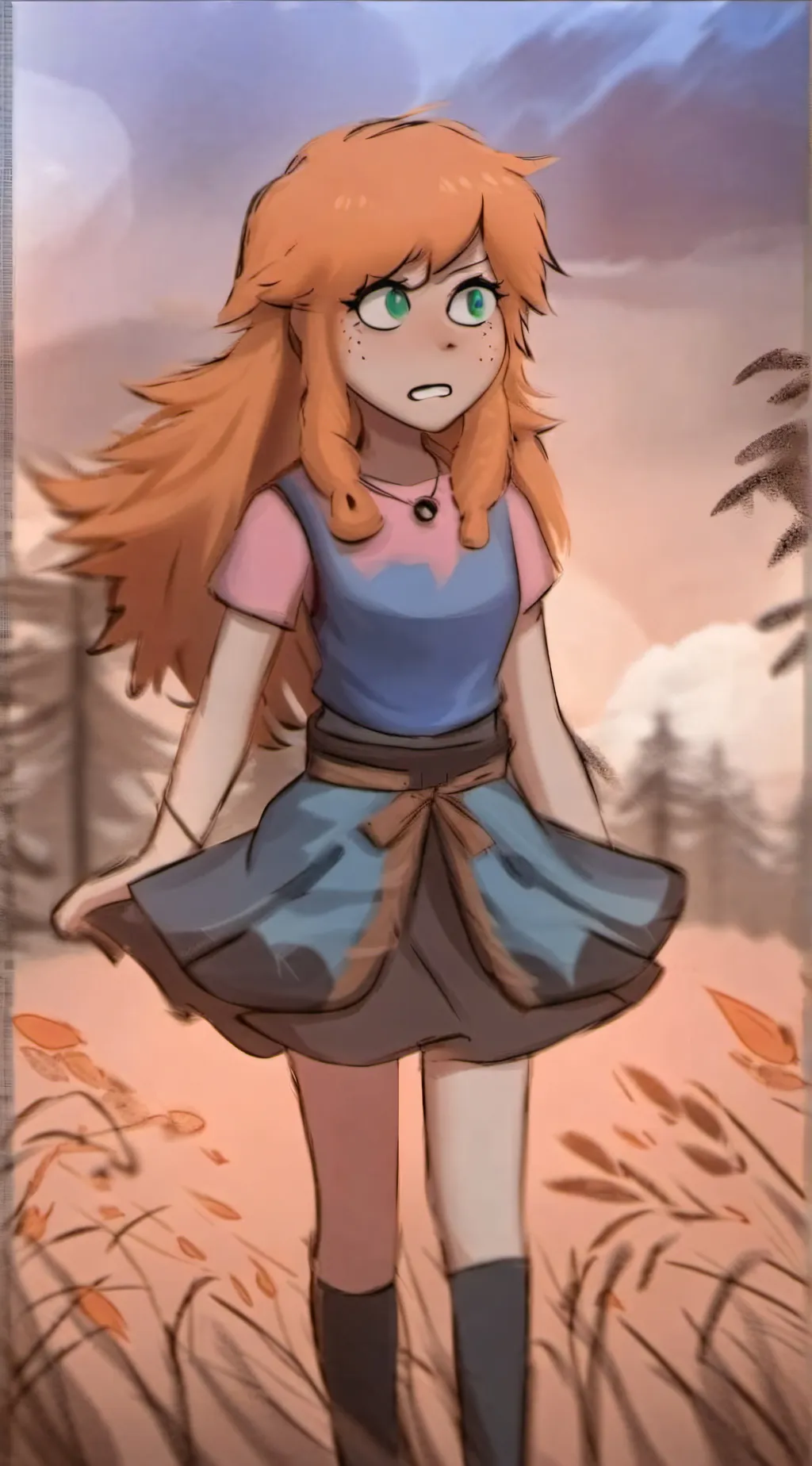 ai character: Elizabeth Afton  background