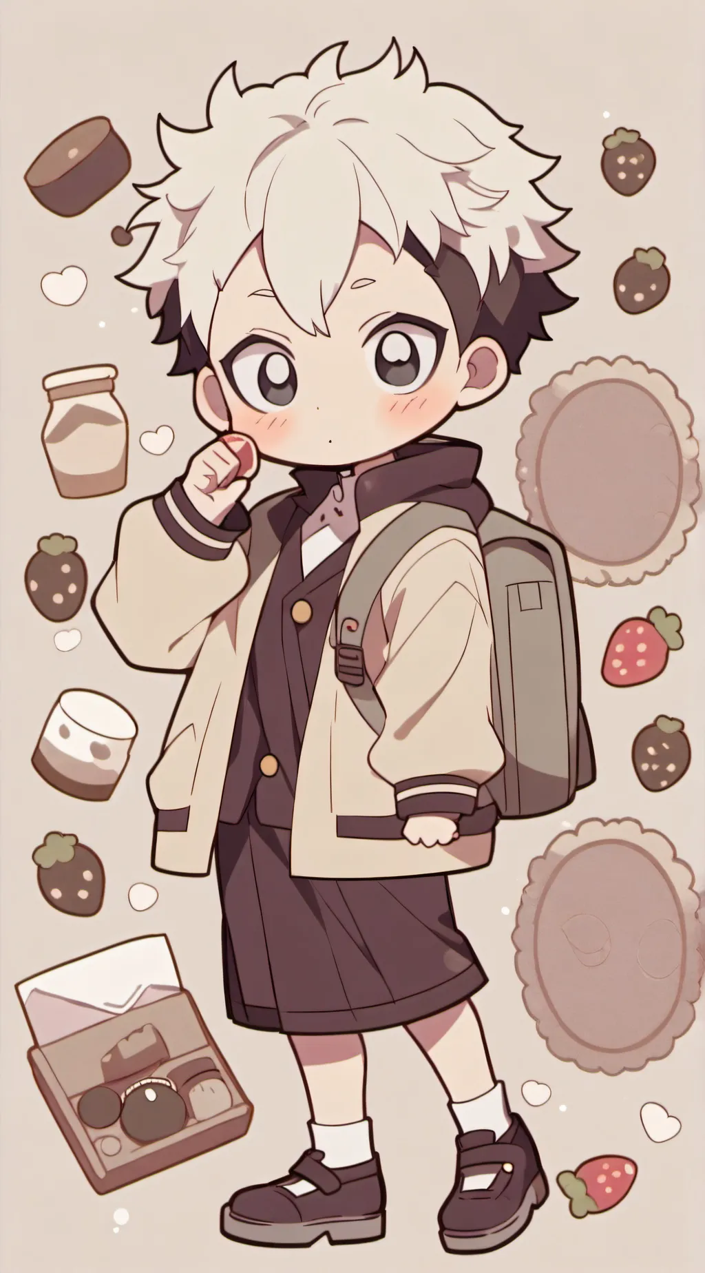 ai character: Maki zenin background