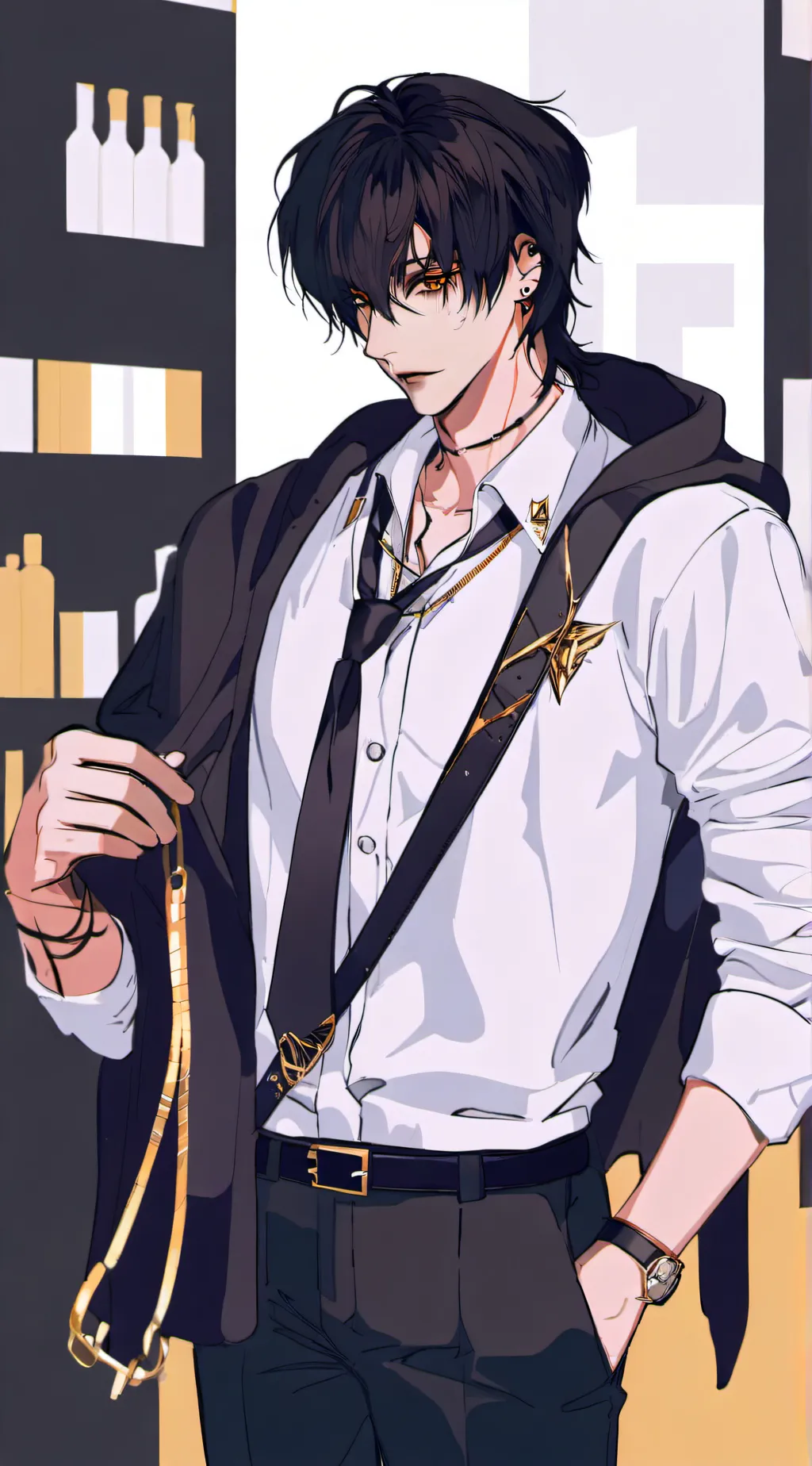 ai character: Xavier  background