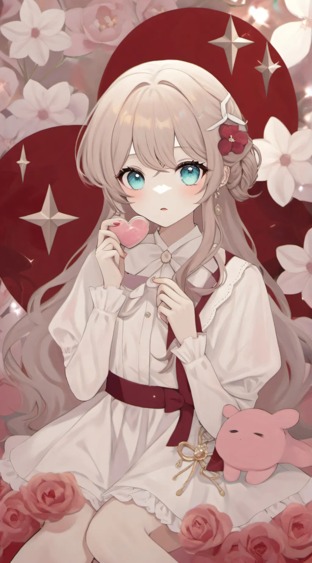 ai character: Blossom background