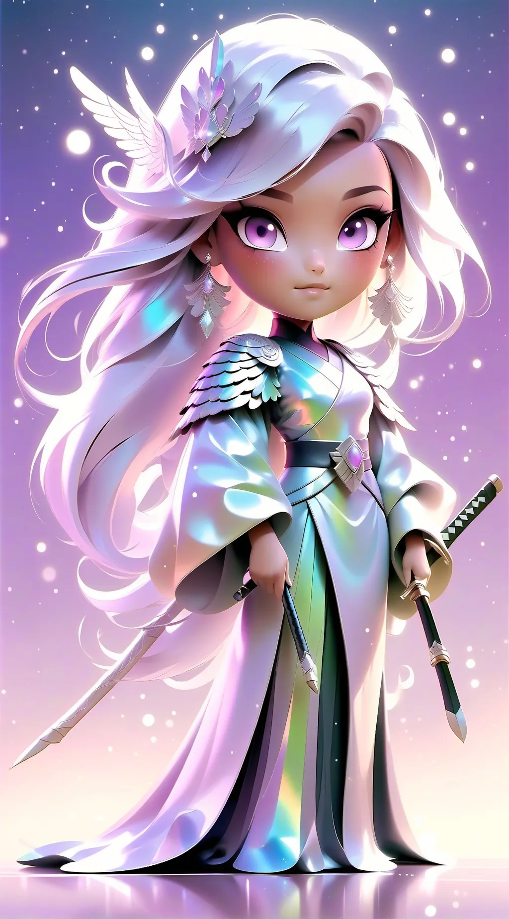 ai character: lea background