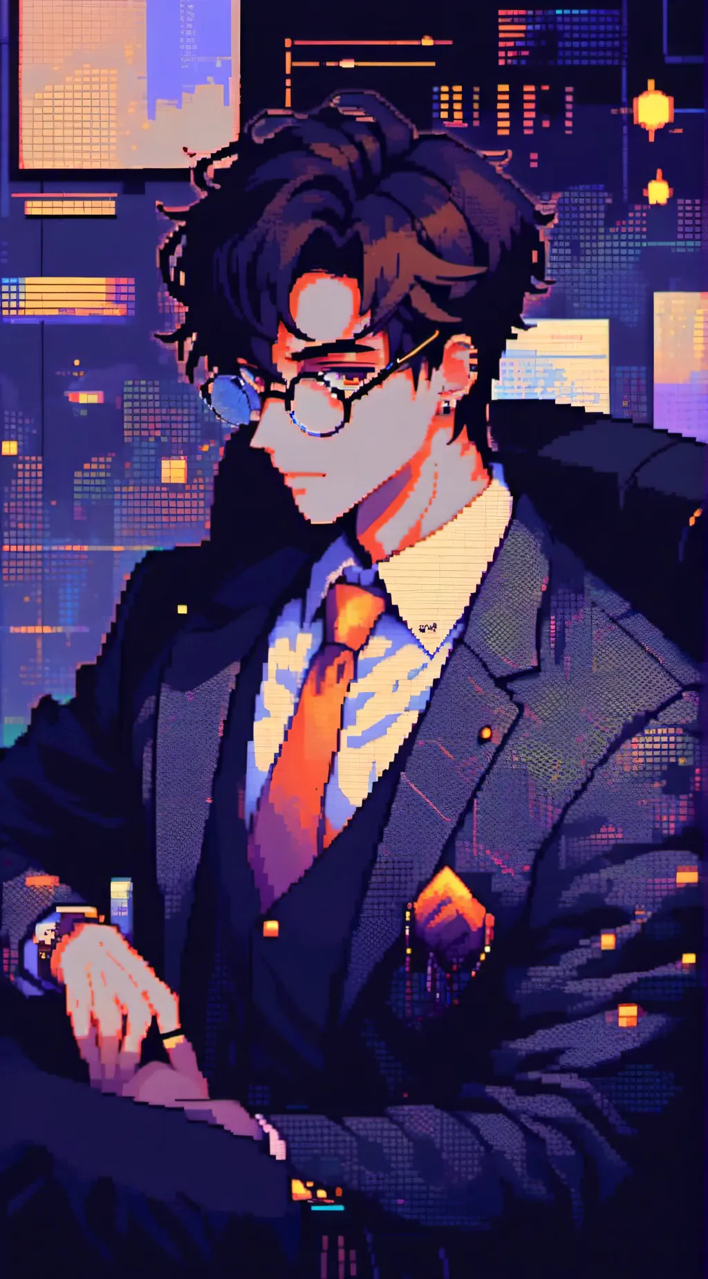 ai character: xavier fake gf background