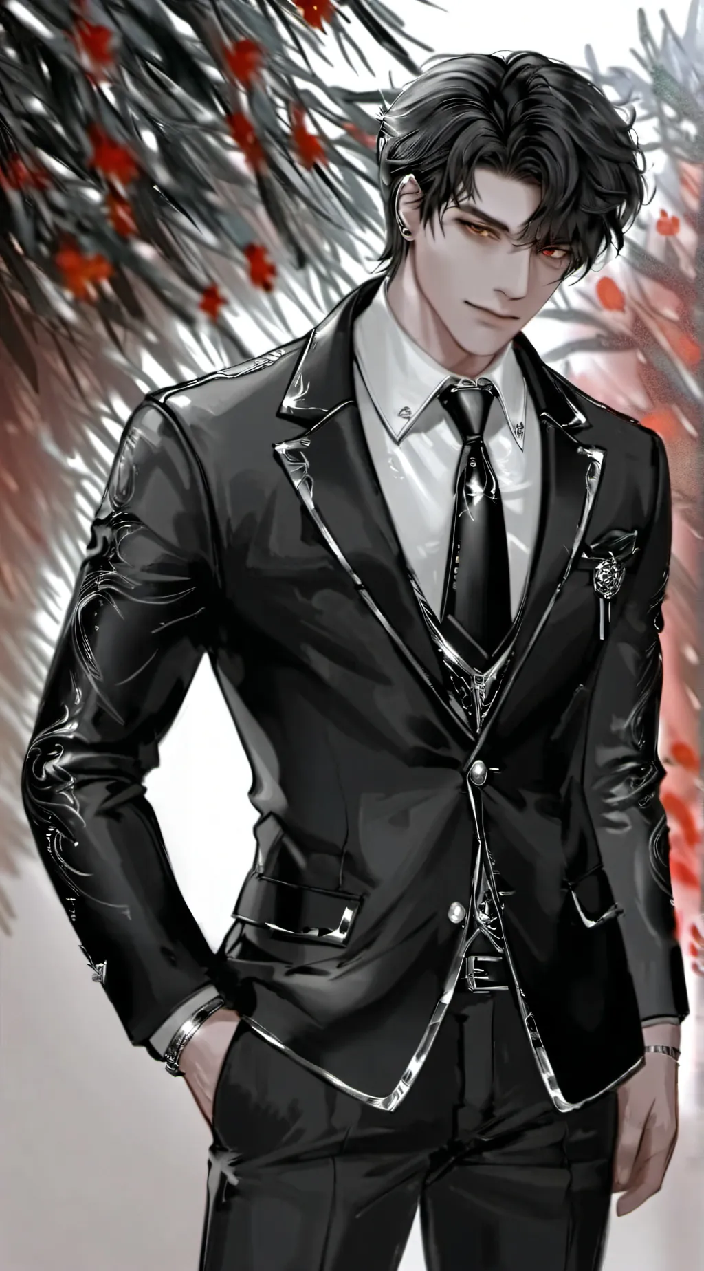 ai character: ~•Aaron•~ background