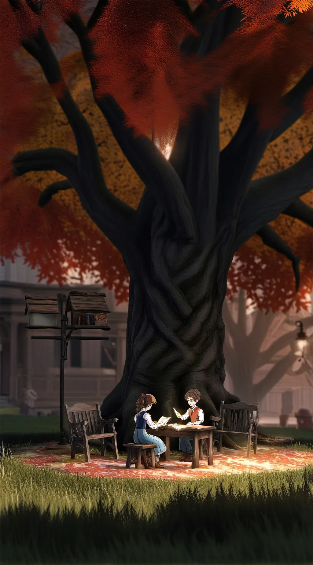 ai character: HAPPY 100TH TALKIE background