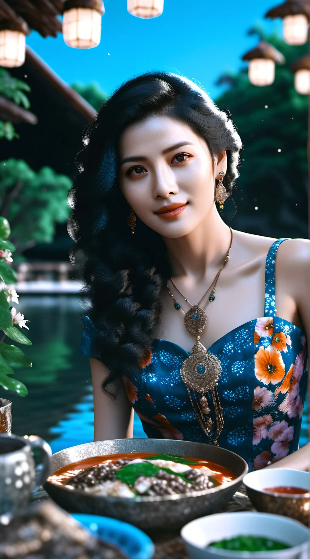 ai character: Evena  background