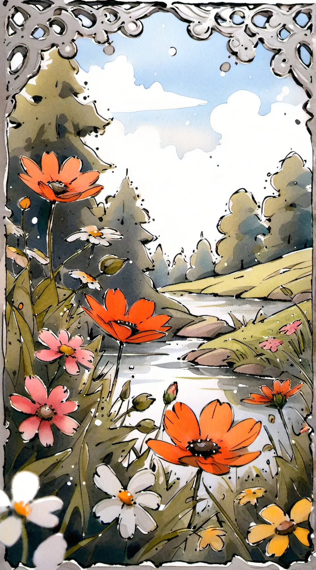 ai character: Dandys World 😋 background