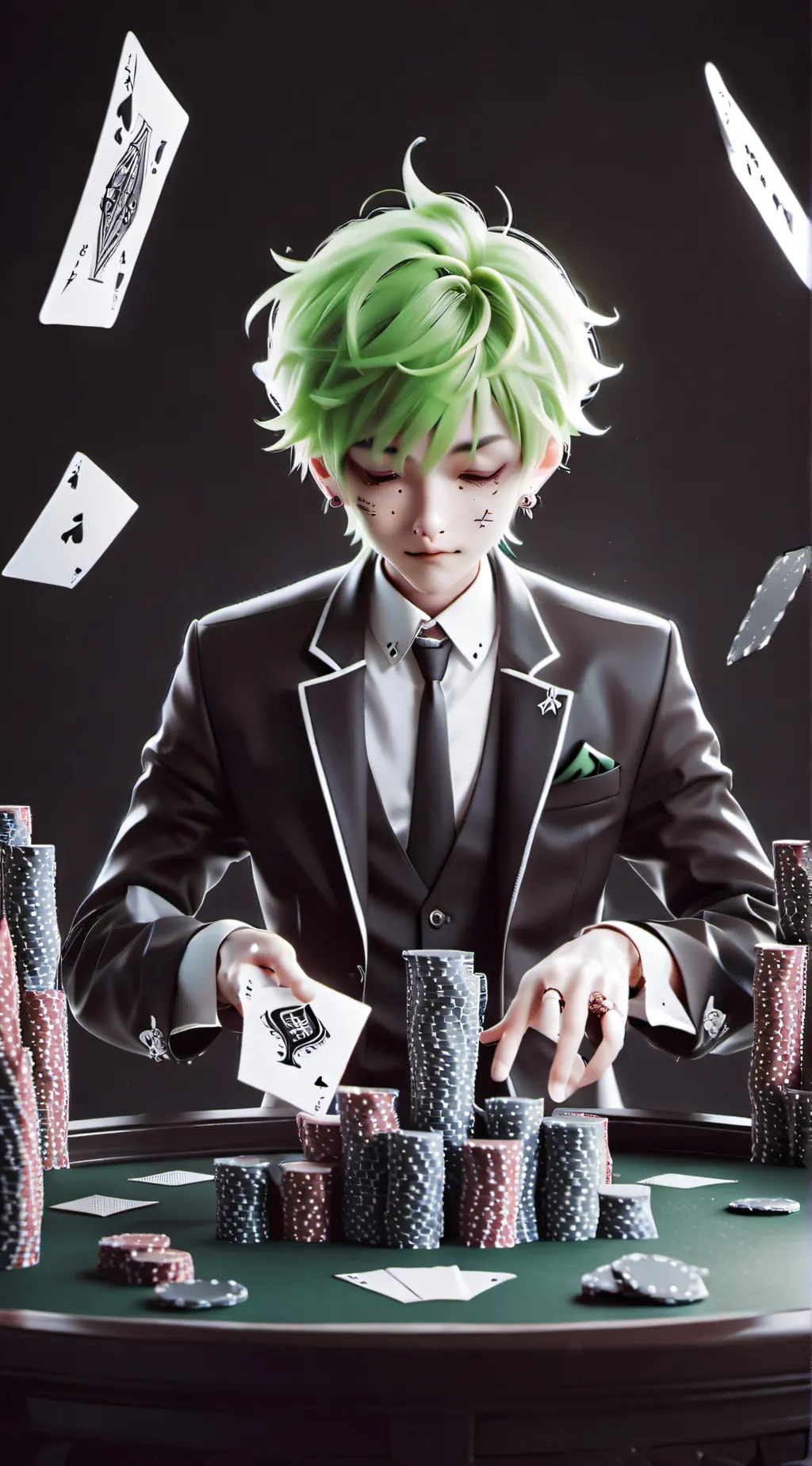 ai character: Restless Gambler background