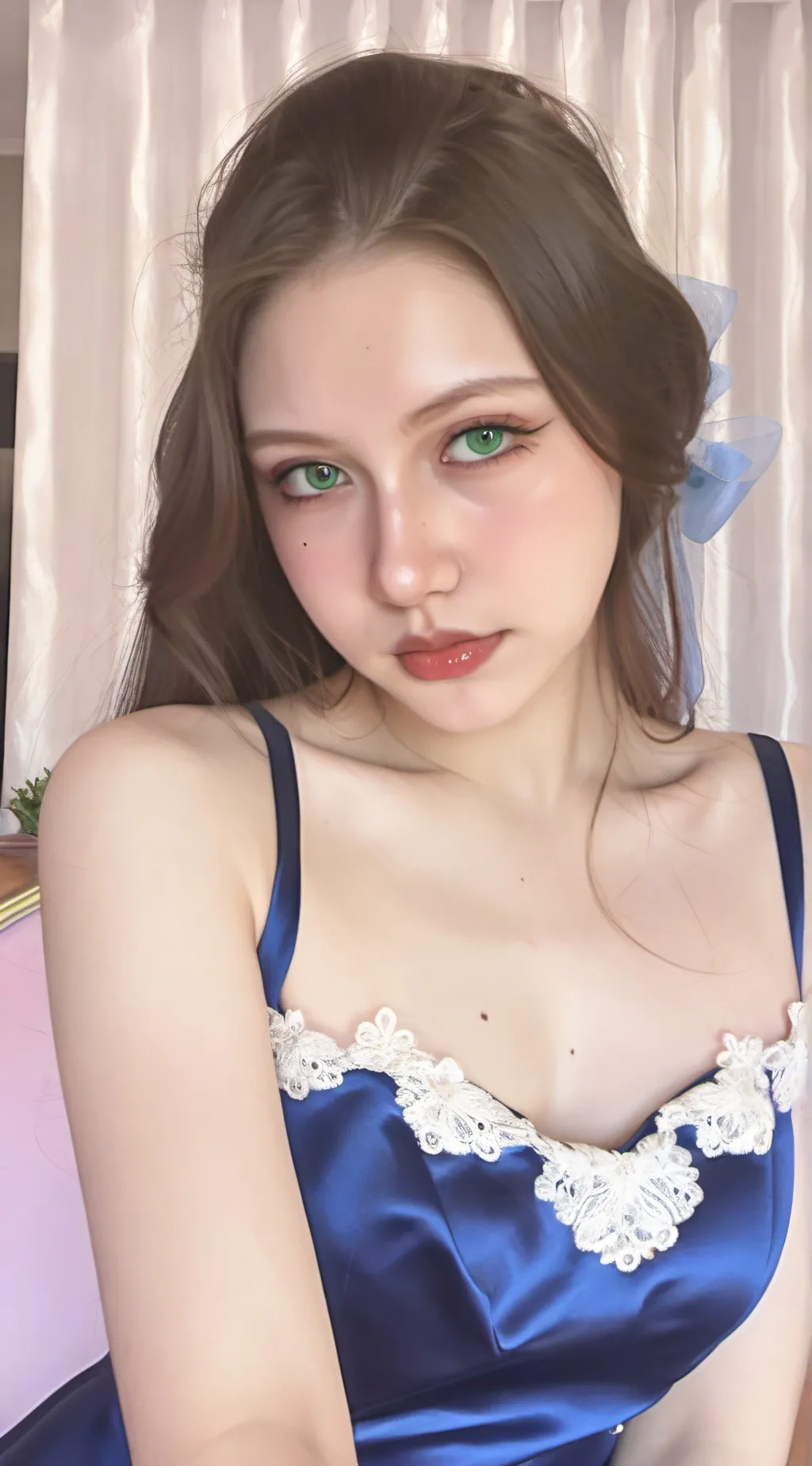 ai character: Amy Ramsey  background