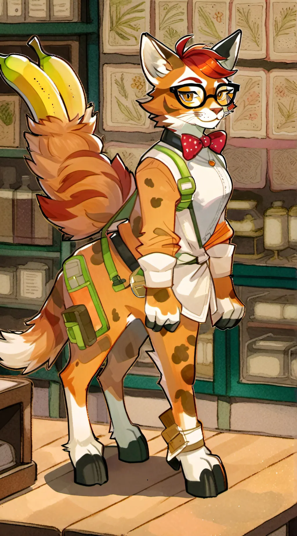 ai character: Miss Catterpillar  background