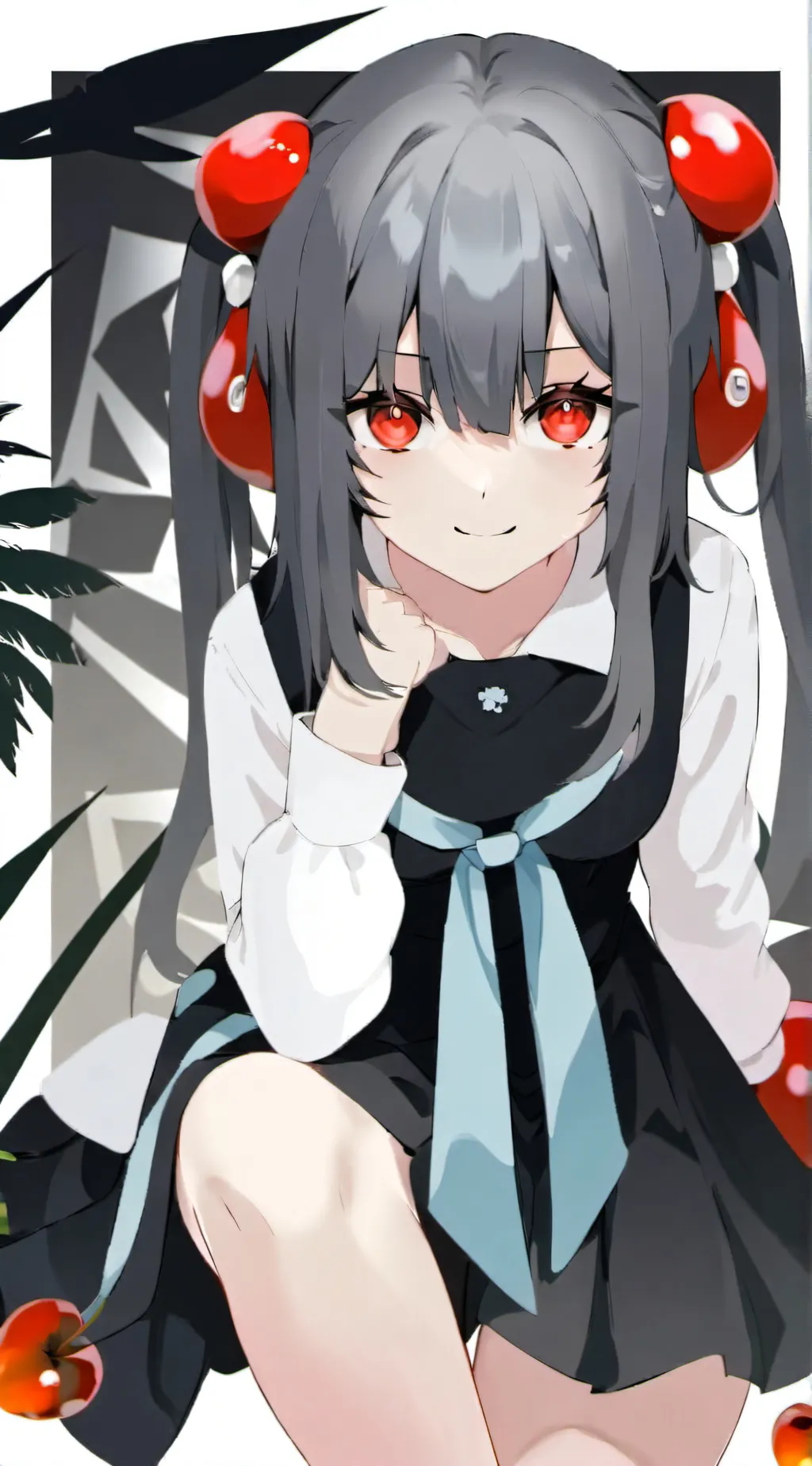 ai character: evil cherry background