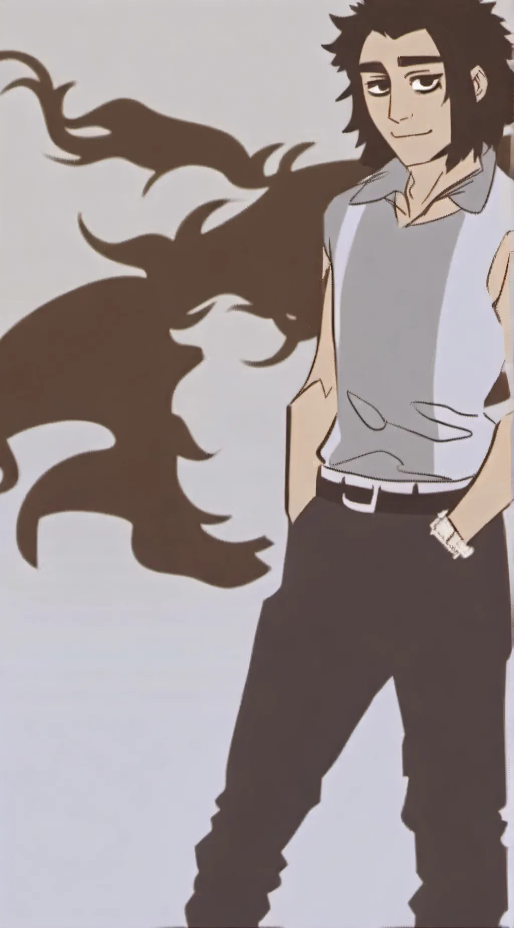 ai character: Sal x Larry  background