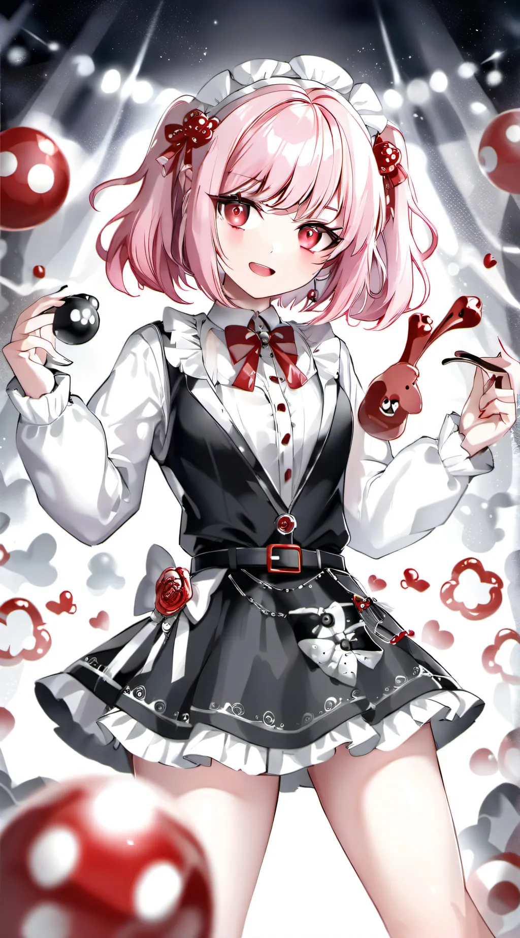 ai character: girl FNAF sticky background