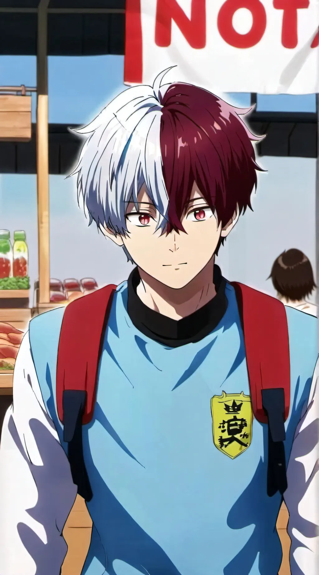 ai character: MHA Schoolevent background