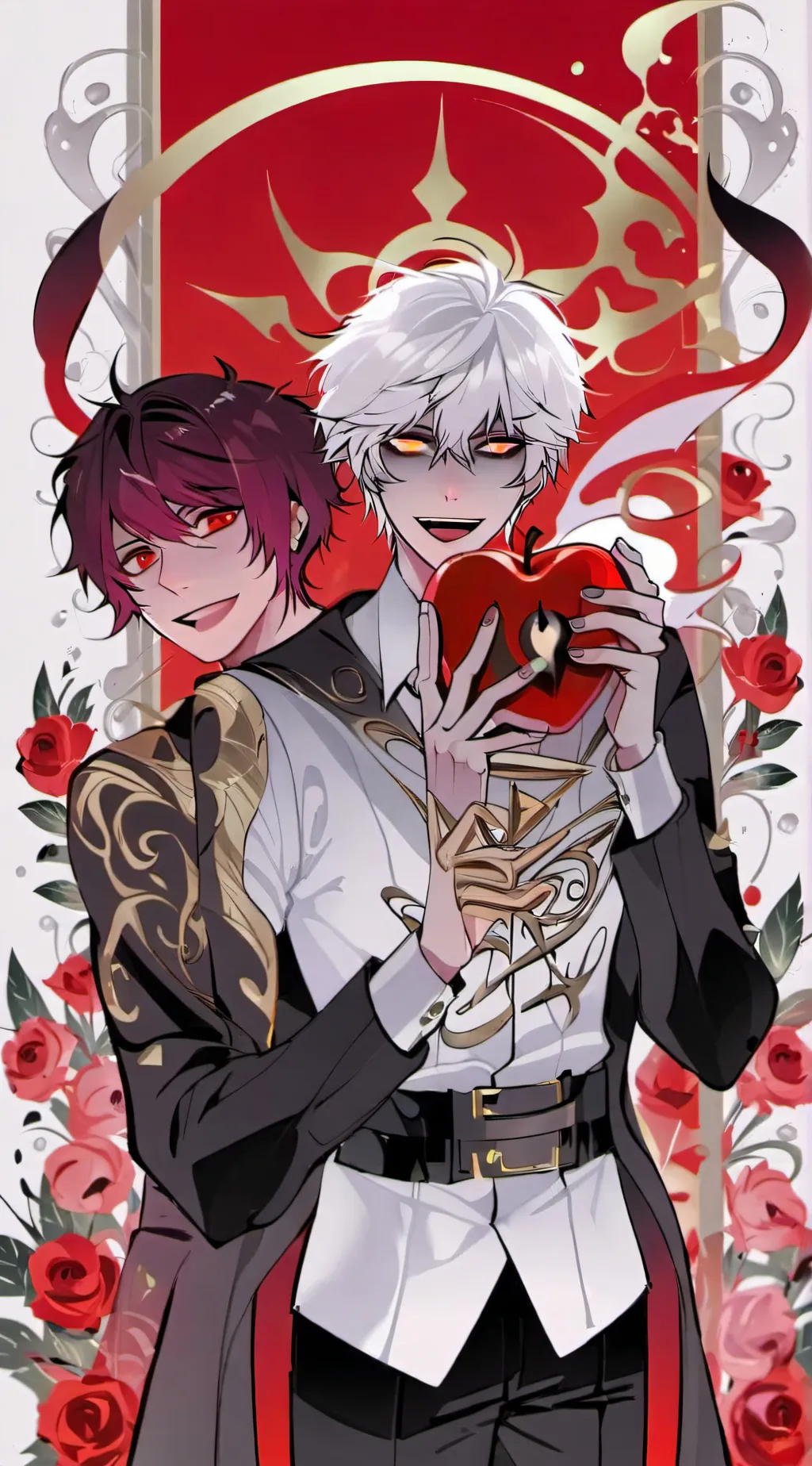 ai character: RadioApple  background