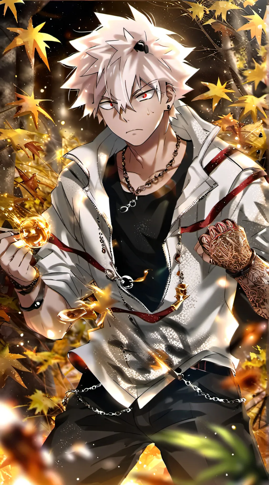 ai character: husband bakugo  background