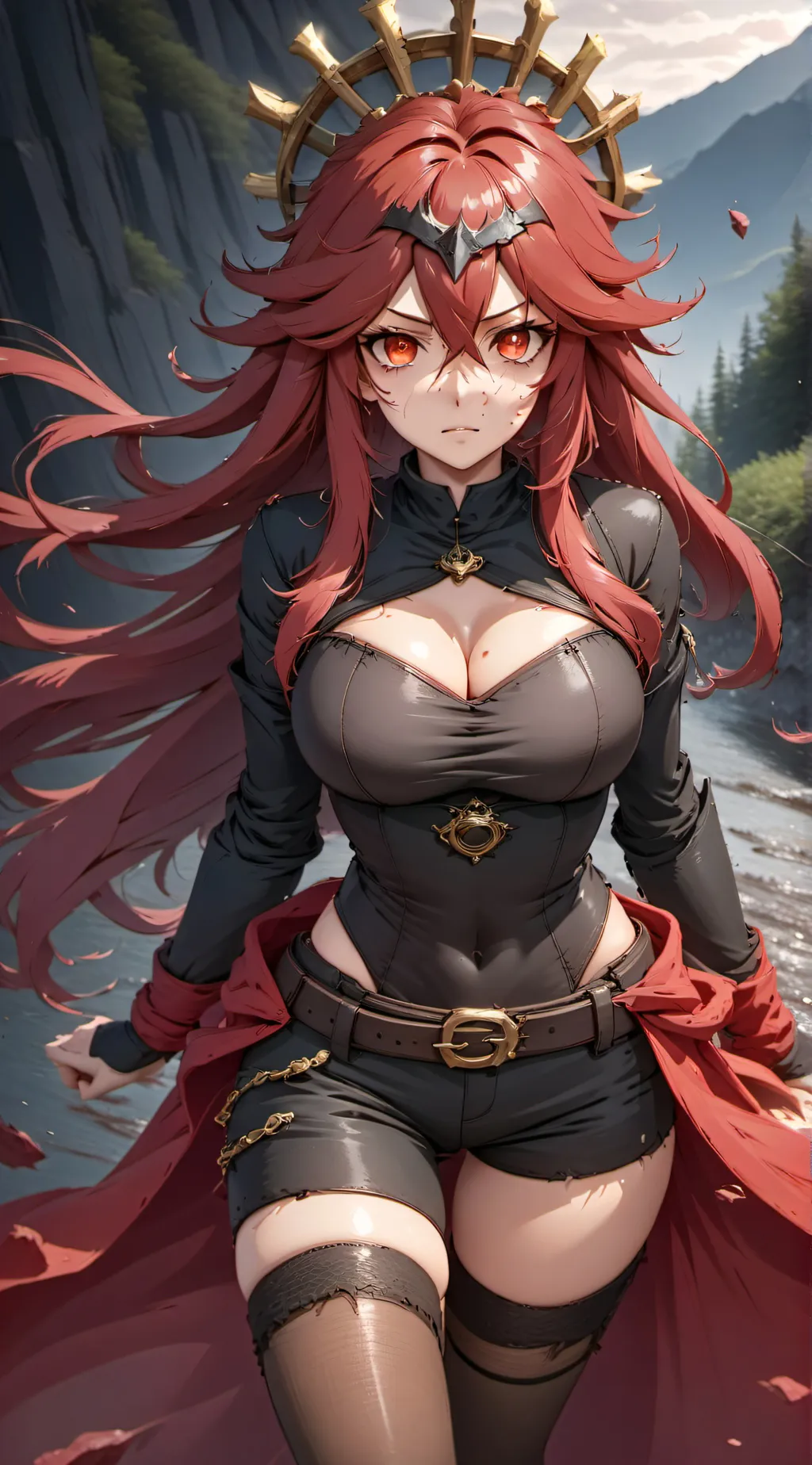 ai character: Ryūketsu background