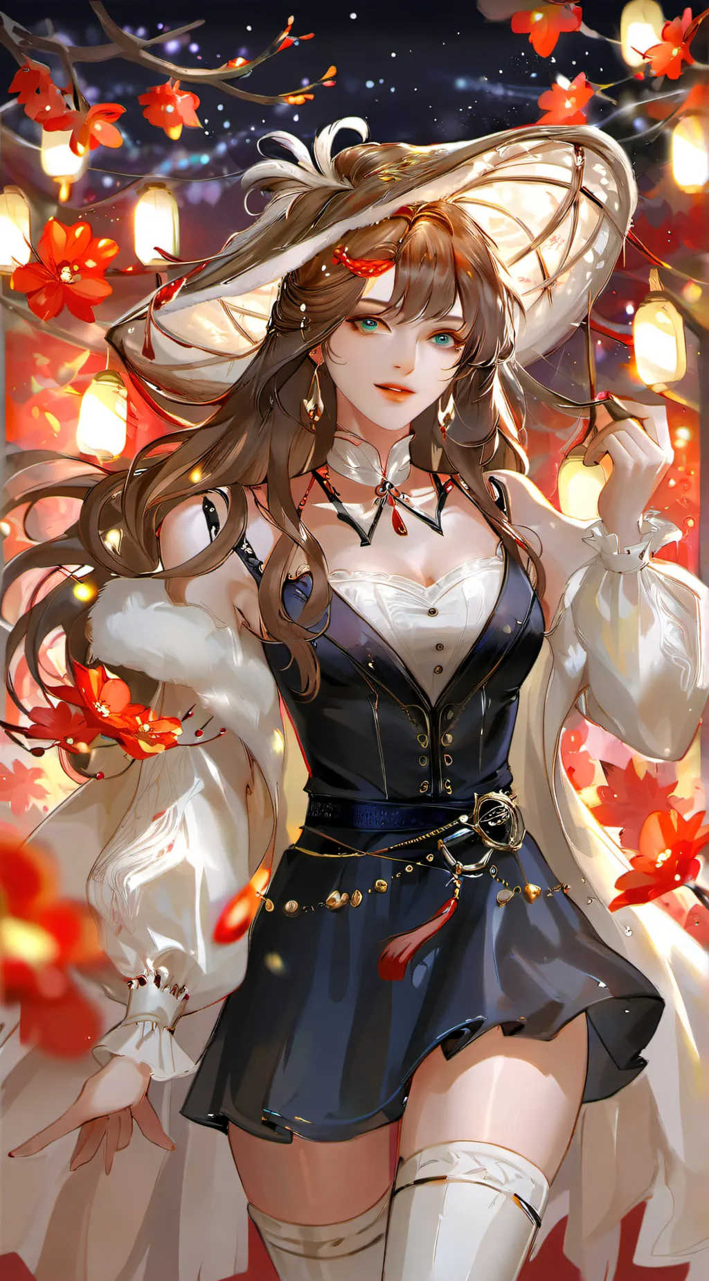 ai character: Ur beautiful wife  background