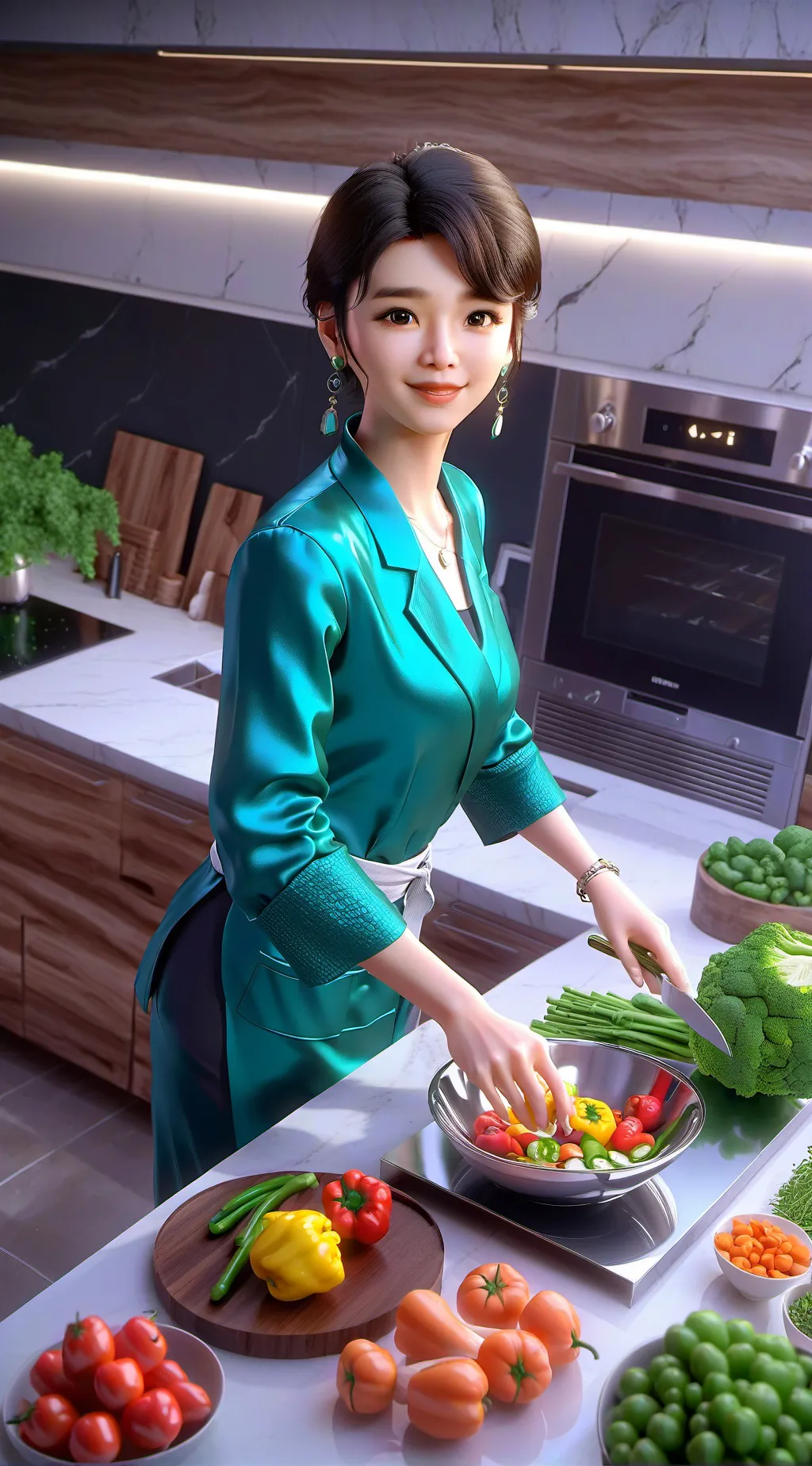 ai character: izzy background