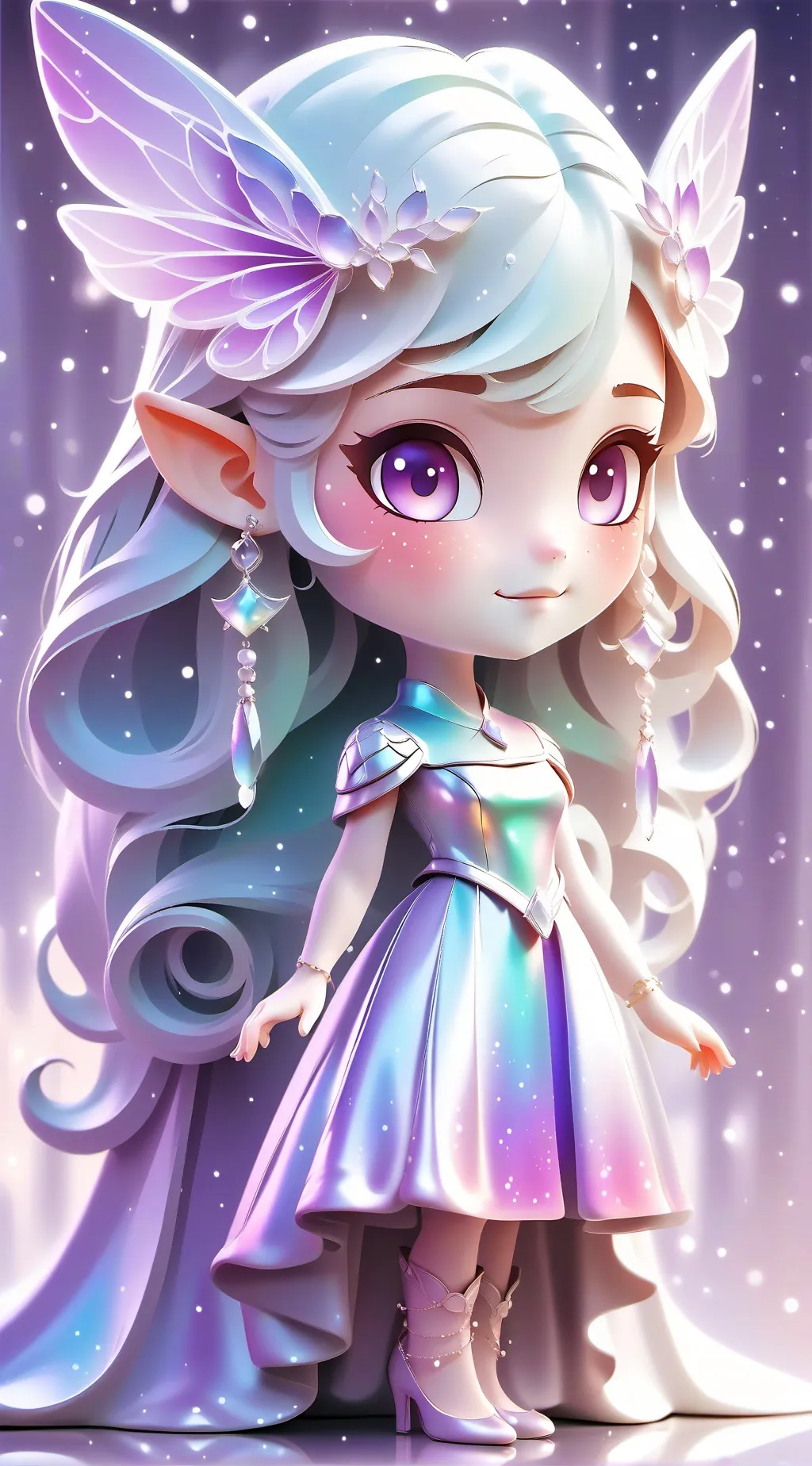 ai character: sally the unicorn  background