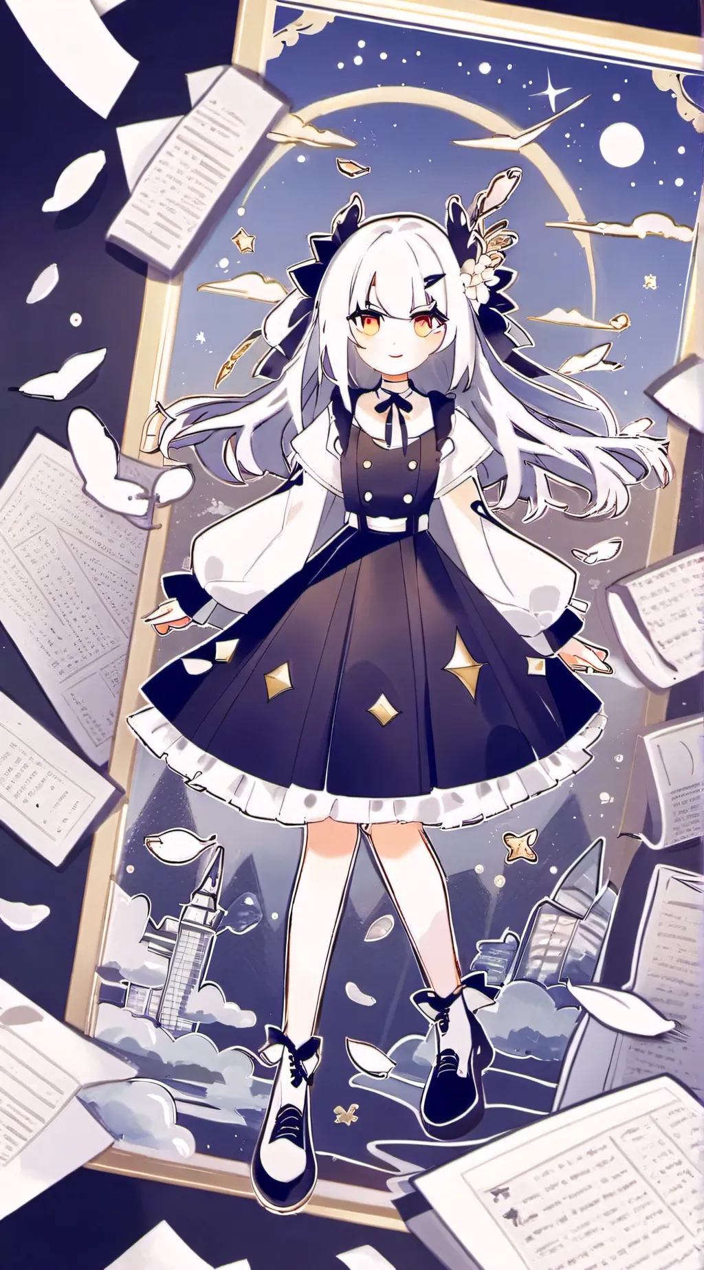 ai character: move time background