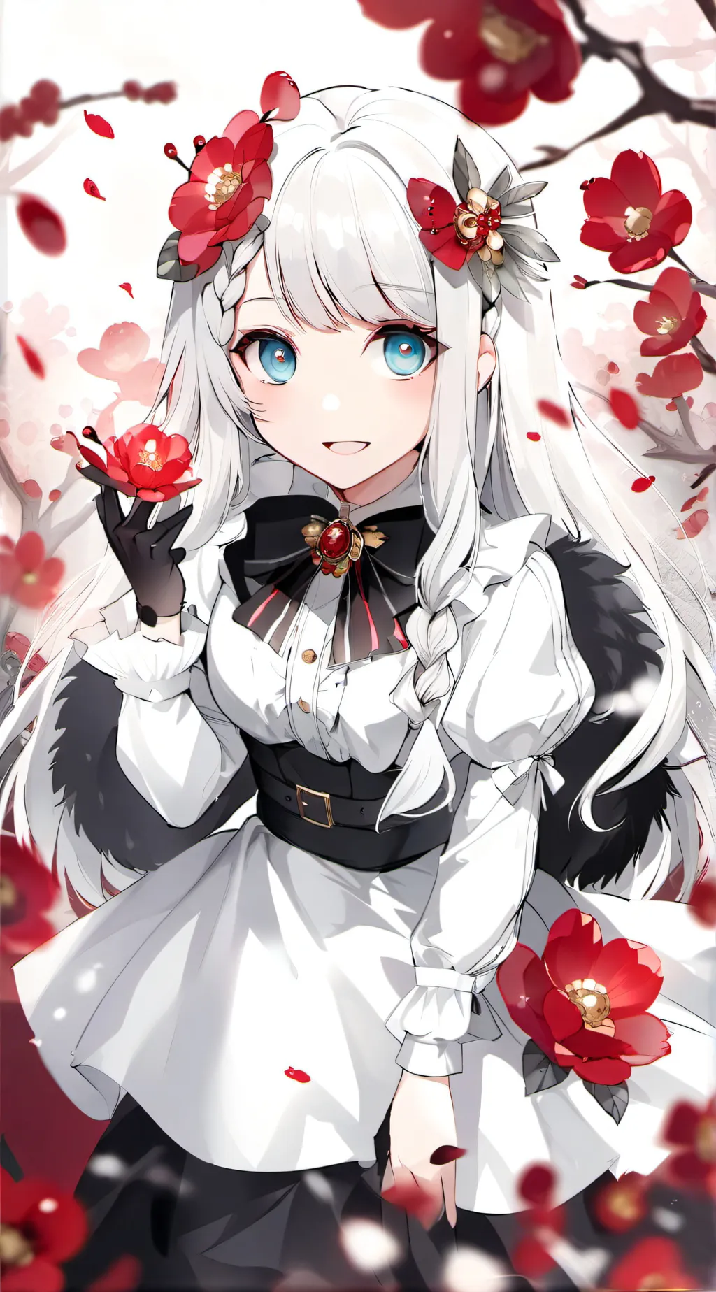 ai character: aurora background