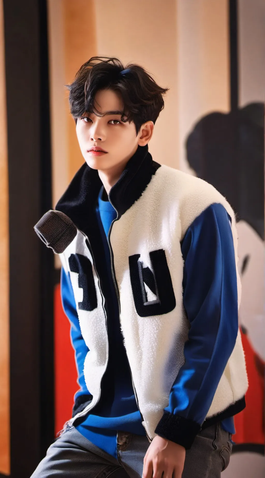 ai character: K-pop Idol background