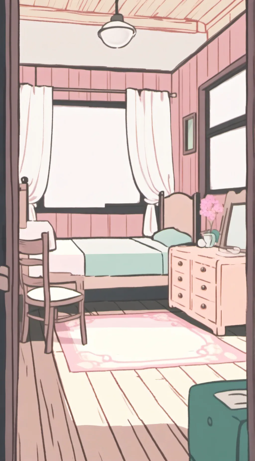 ai character: D00RS (roblox) background