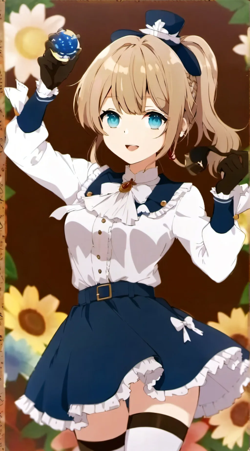 ai character: Monica  background