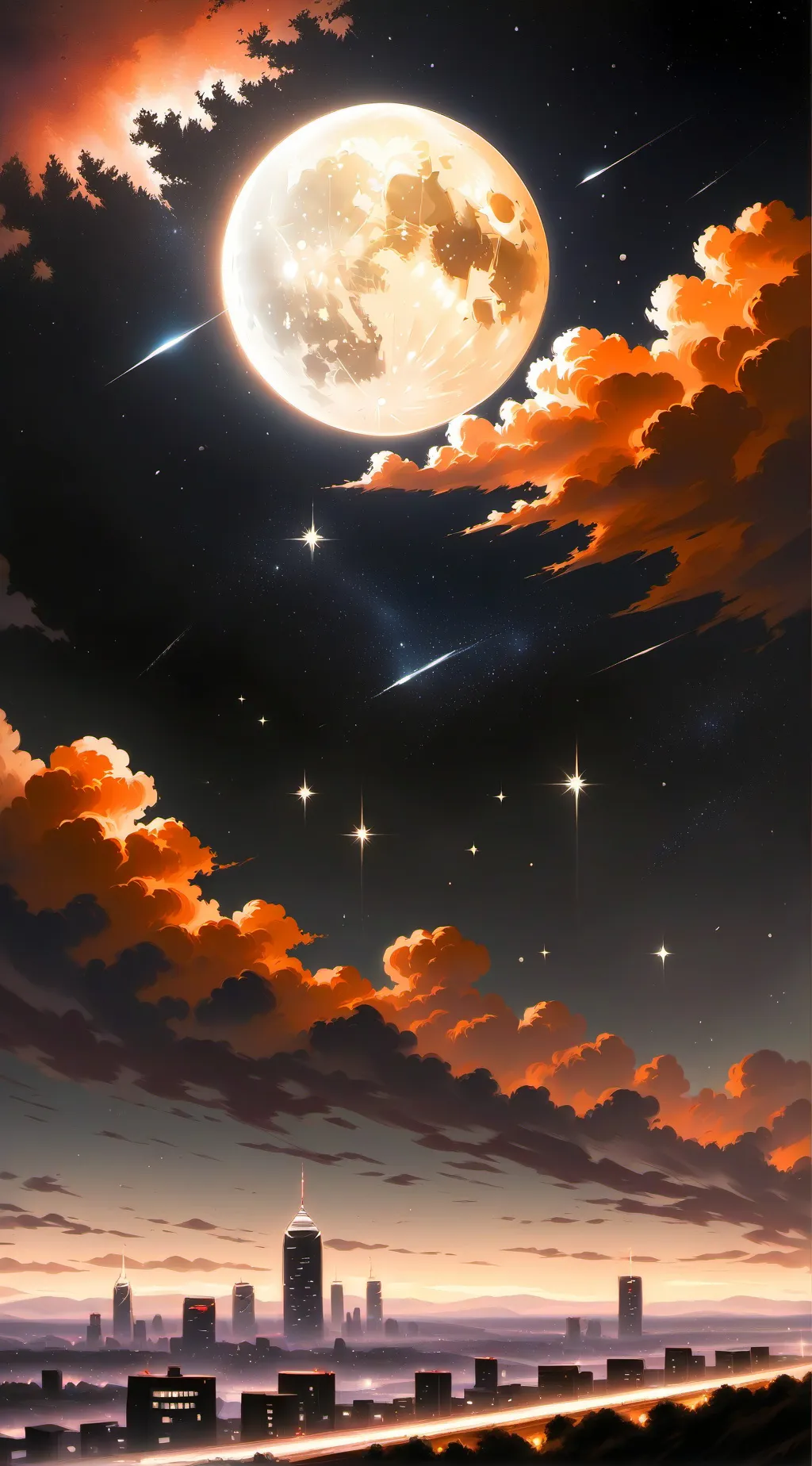 ai character: nice night background