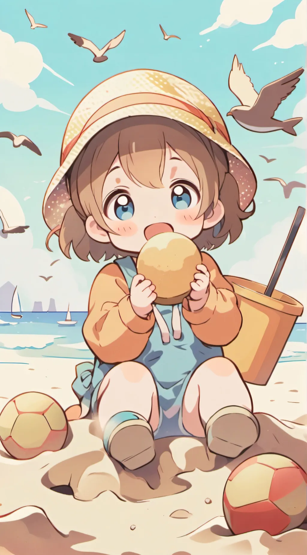 ai character: Leah background