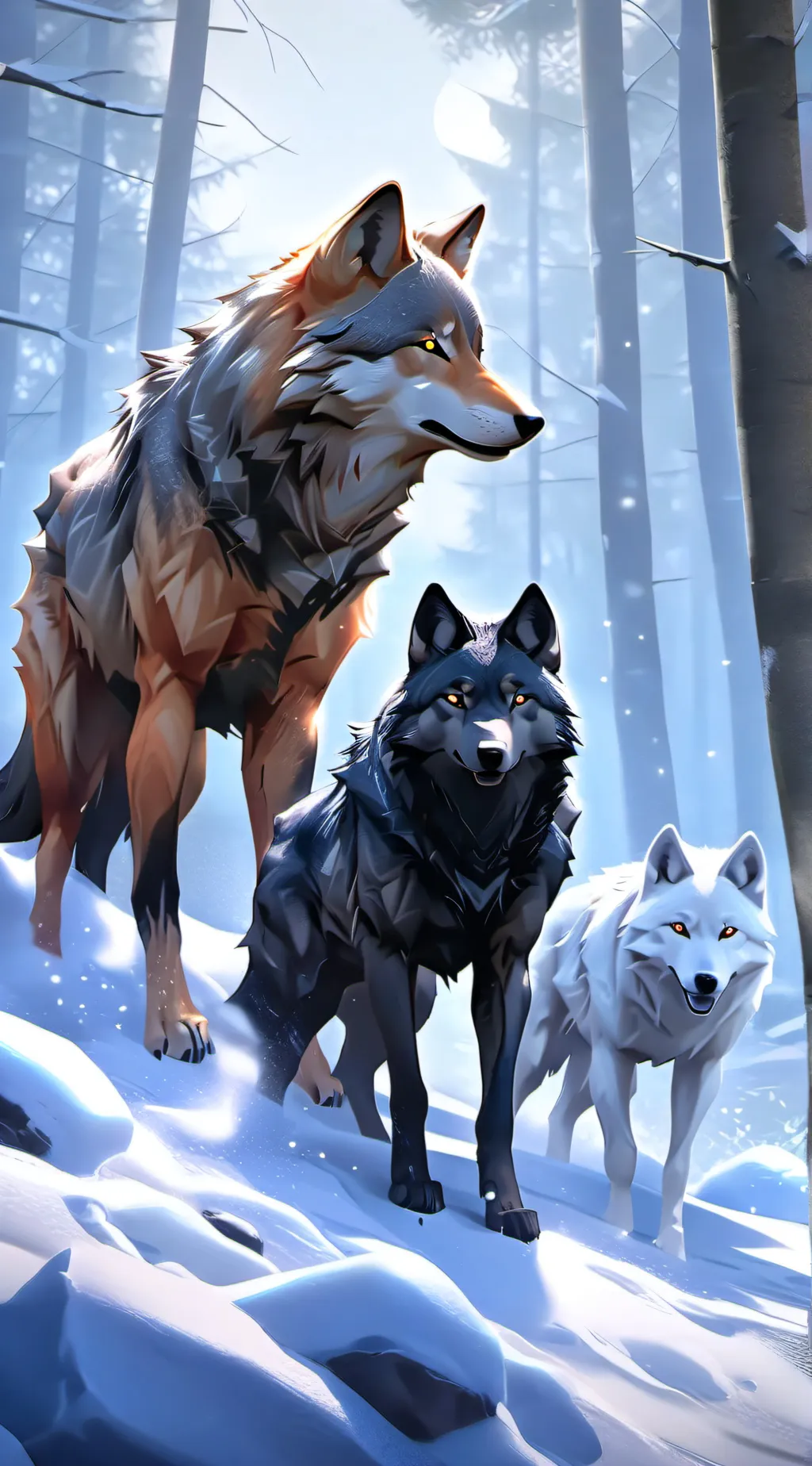 ai character: 🐕 dogs background