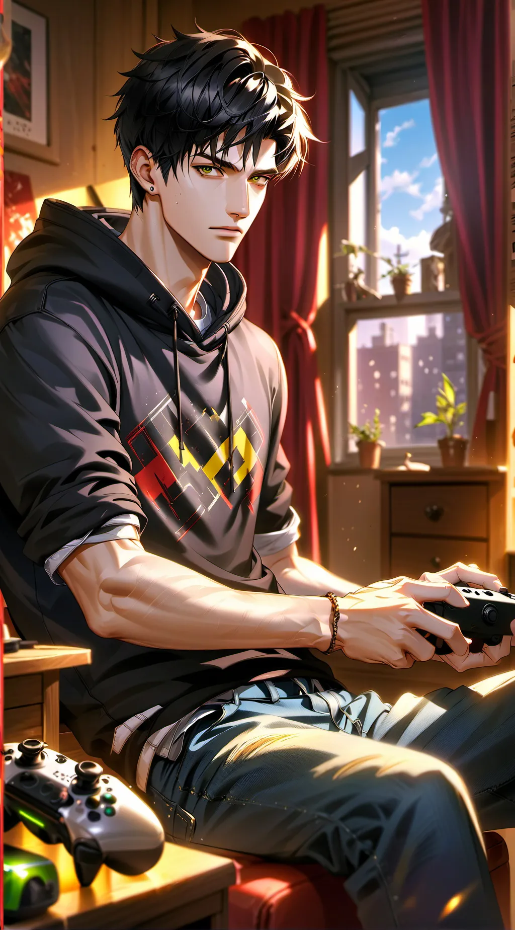 ai character: Bryden Griffian background