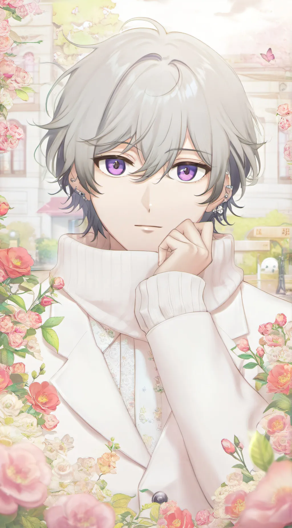 ai character: Kô <3 background