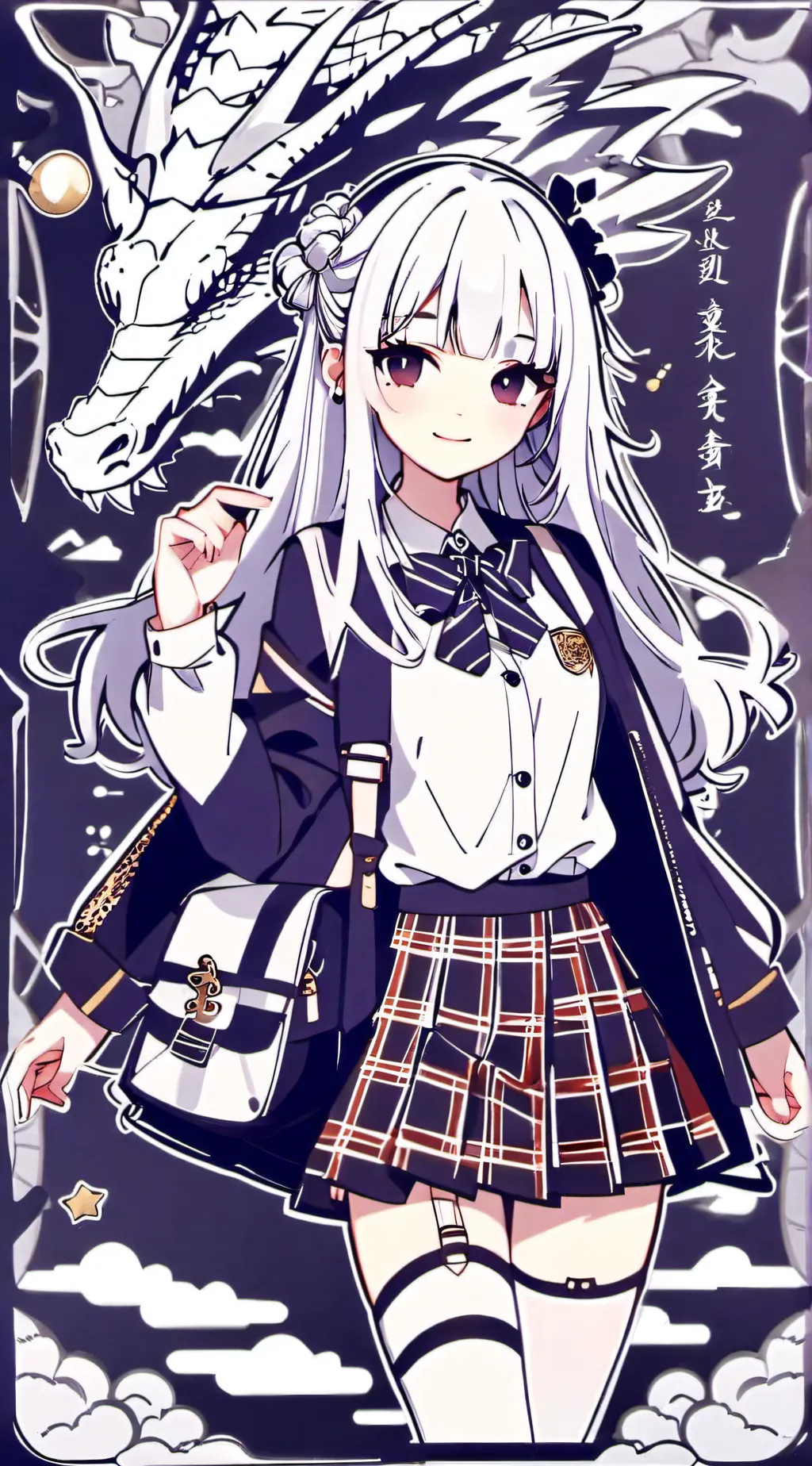 ai character: Luna background