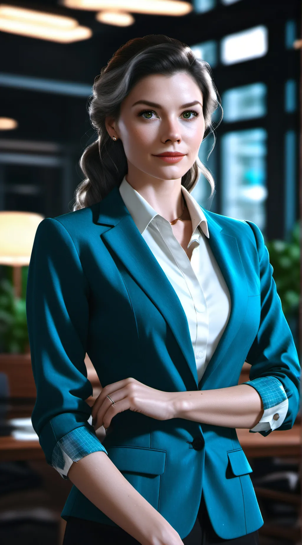 ai character: Angel  background