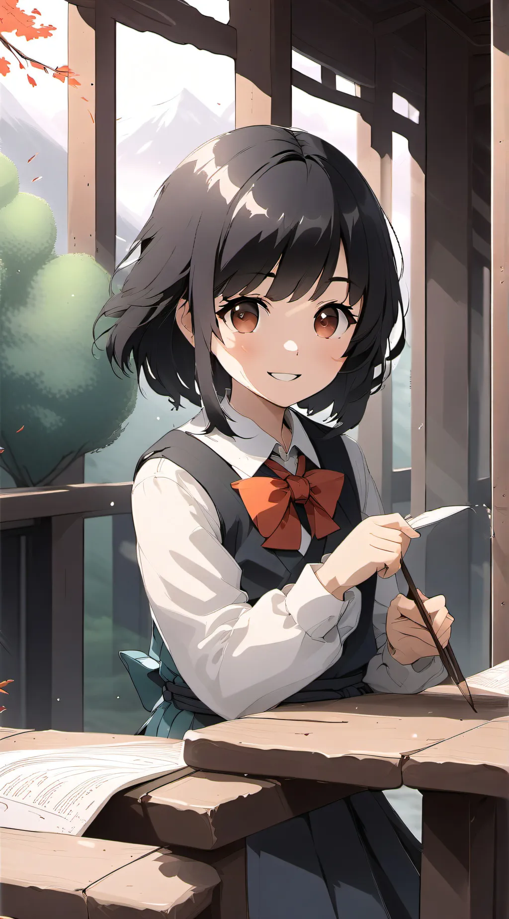 ai character:  yandere simulator background