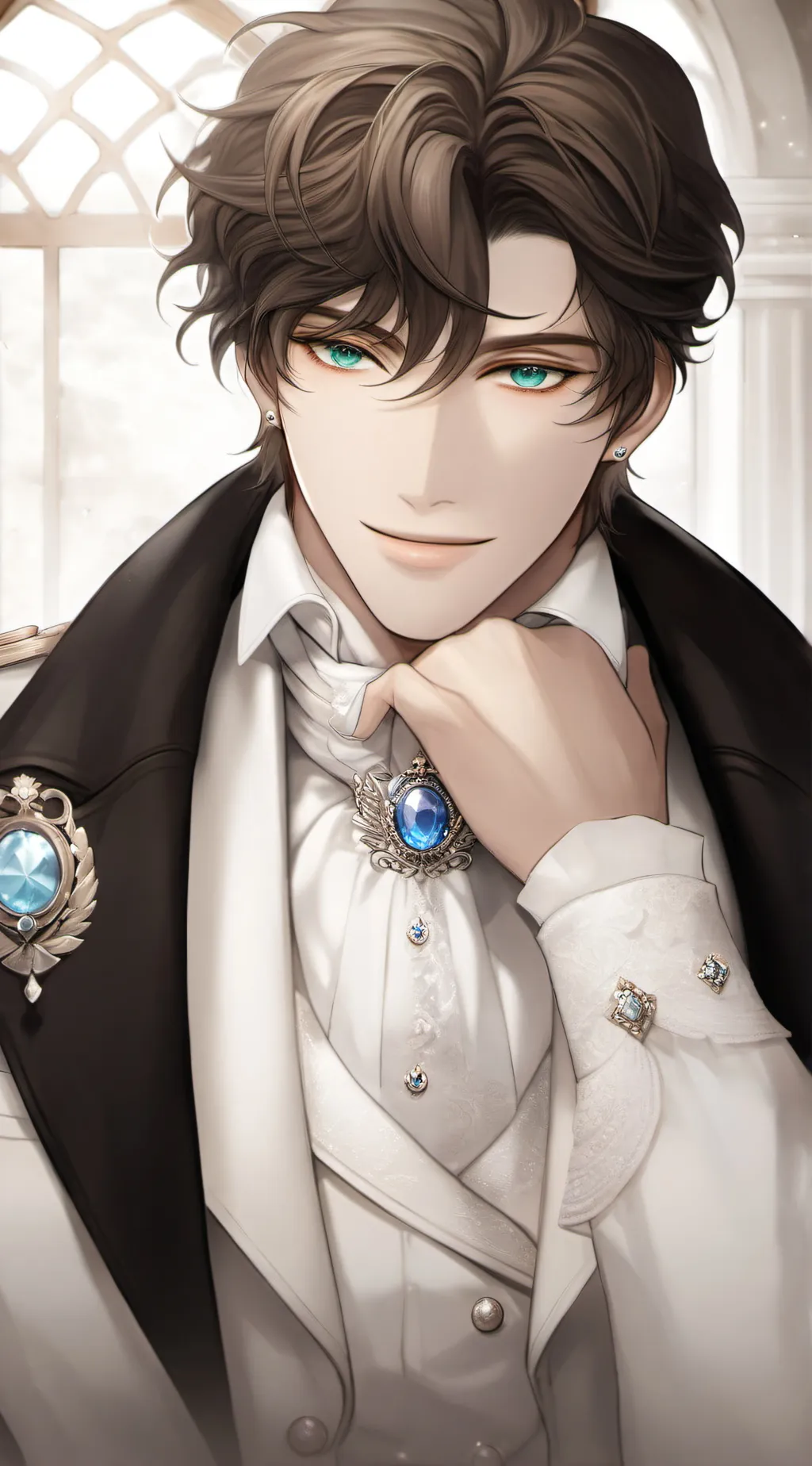 ai character: Sebastian  background