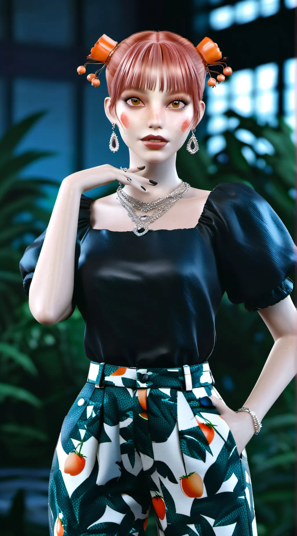 ai character: Amora Ruppert background